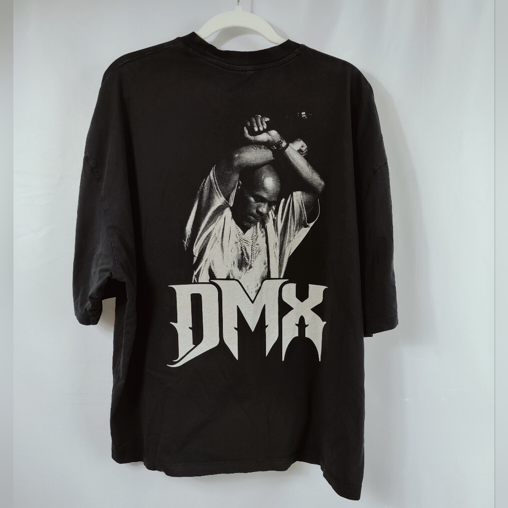Asos Design Men's DMX Graphic Crew Neck T-shirt, Black, Sz L